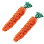 Pet Knot Toys For Dogs And Cats Carrot Shape Cotton Rope Pet Toy Dog Puppy Kitten Chew Toy Interactive Dog Toys