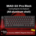 MADLIONS Mad 60he Mad60HE Mad 68HE Mechanical Keyboard Magnetic Switch Wired Hot Swap 8K Polling Rate Customized Gaming keyboard