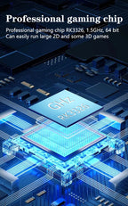 New ultra retro R36 handheld game console, 4.0-inch portable game console, Linux system, 128GB portable video game console.