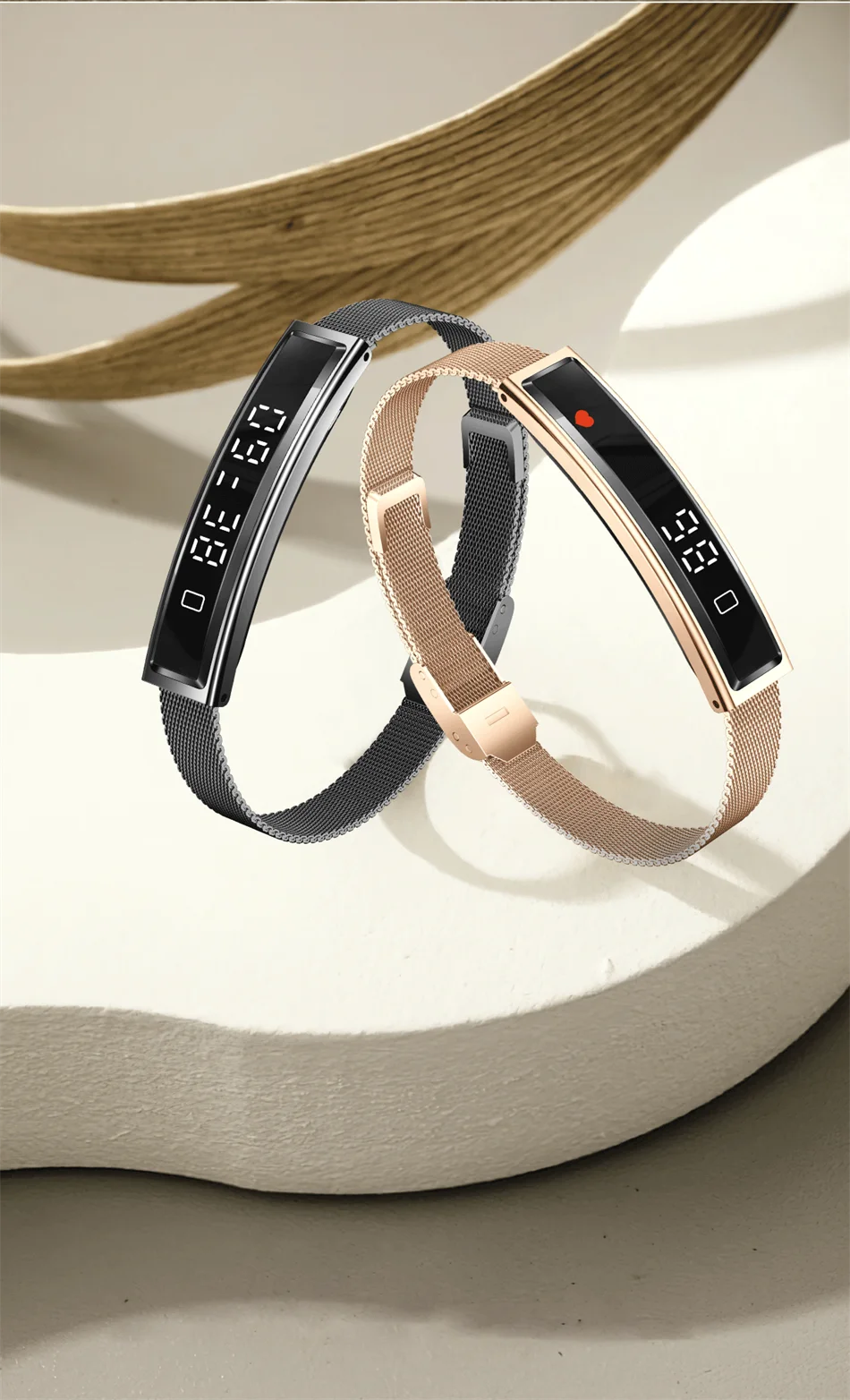 Pulseira Inteligente Feminina – Estilo, Fitness e Resistência à Água