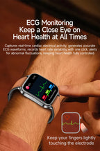 Smartwatch Saúde 2026 – Laser Inteligente, Diagnóstico Completo e Estilo Masculino