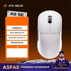 ATK DragonFly A9 Air Ultimate Wireless Gaming Mouse PAW3950 Ultra 42000DPI 750IPS 8KHz RGB Ergonomic Design for Windows MacOs