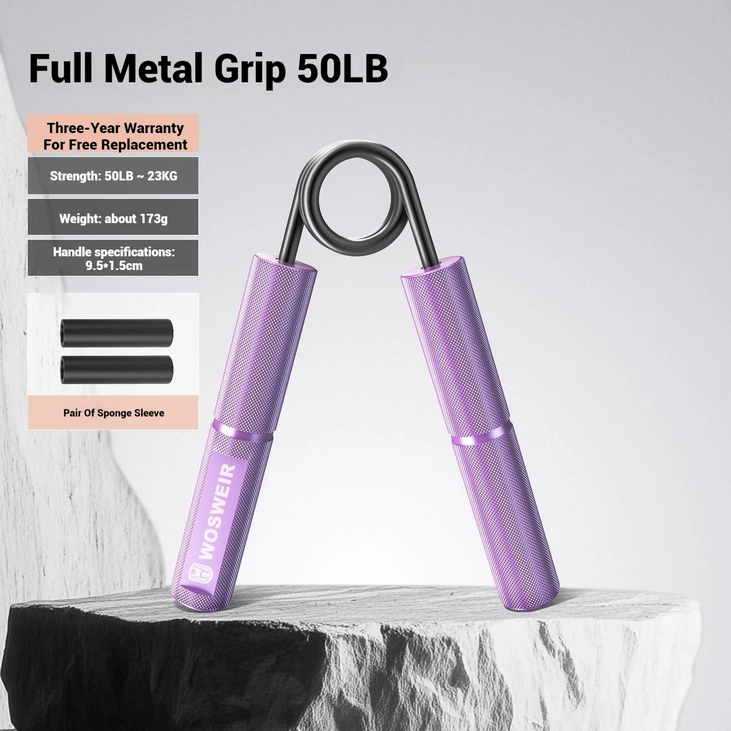 Hand Grip R‑Type Profissional para Treino de Força