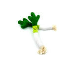 Plush Pet Chew Toys Bite Resistant Simulated Scallion Bell Sounding Teeth Cleaning Interactive Playing Supplies For Dog Cat