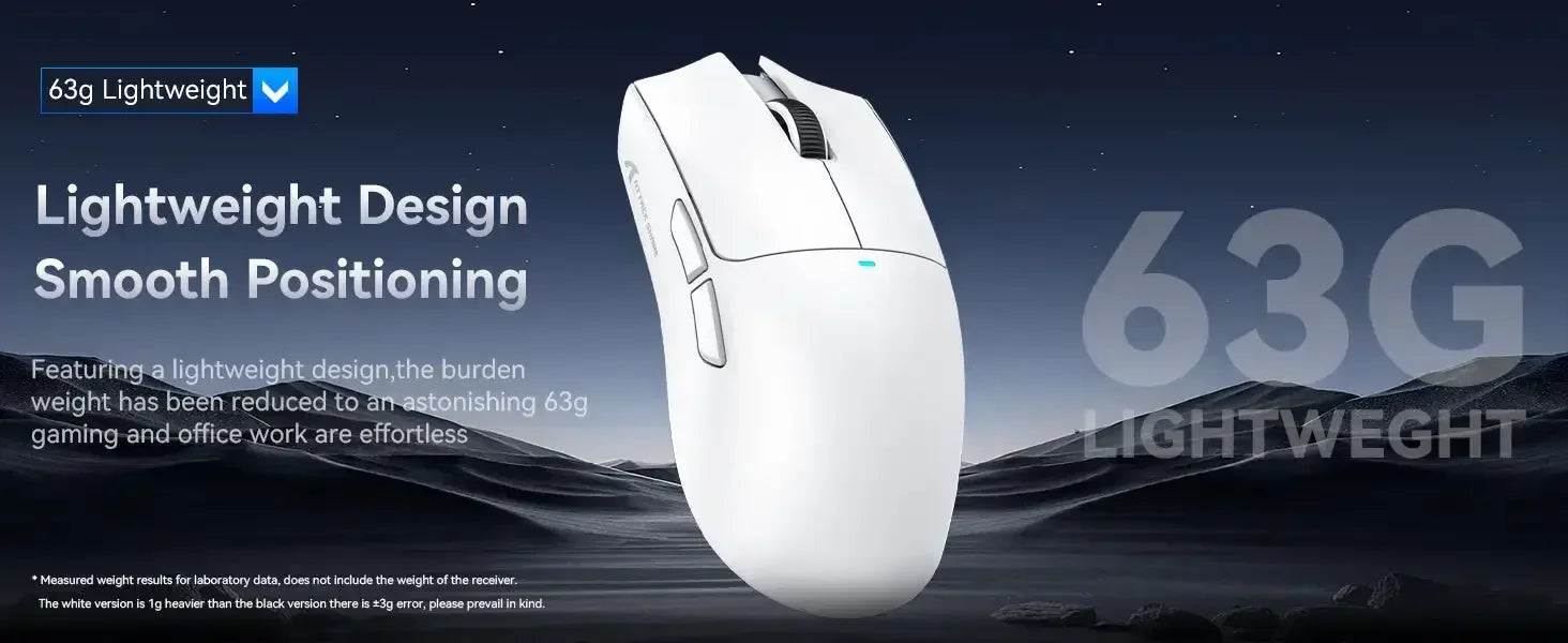 Hot Sale ATTACK SHARK X11 Wireless Gamer Mouse with Charging Dock PixArt PAW3311 Gaming Sensor 22000 DPI, BT/2.4G Wireless Mouse