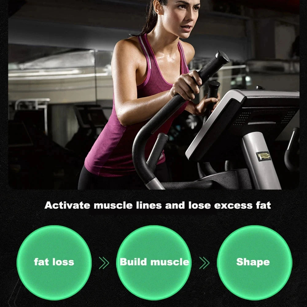 CorePulse EMS – Cinto Eletrónico Recarregável para Treino Abdominal e Massagem Muscular