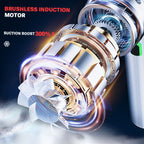 Aspirador Portátil szuk Sem Fios SZUK 180000PA para Carro e Casa