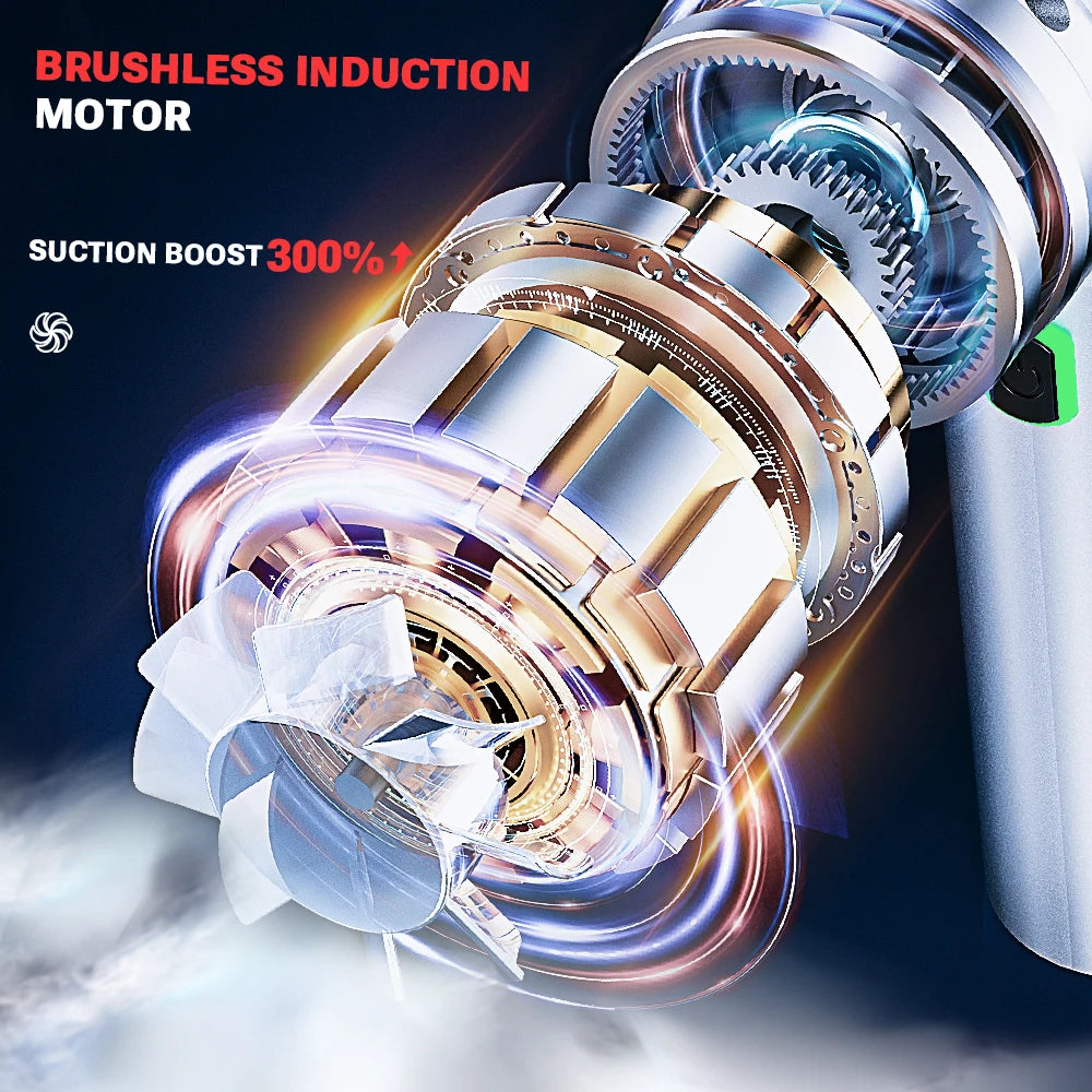 SZUK Car Vacuum Cleaner 180000PA Powerful Mini Cleaner for Car and Home, Cordless Portable Cleaning Machine for Keyboards