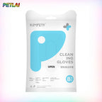 Pet no-wash hair cleaning gloves dog bath deodorization disposable cat cleaning wipes 8 pieces per pack of pet products for cat