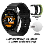 HAYLOU Watch 4S – AMOLED HD, GPS Avançado e Performance Desportiva