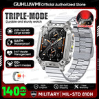 Smartwatch Militar 2026 – Robustez Extrema, Lanterna LED e Autonomia XL