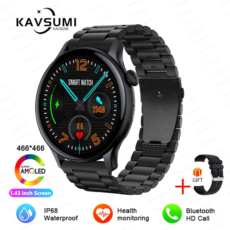 Smartwatch for Women AMOLED Screen Always Display Time NFC IP68 Waterproof Sports Call Women Smart Watch For Women Custom Dial