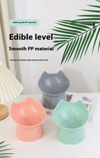 Pet Food Bowl Tilt High Bottom Neck Protector Antichoking Dog and Cat Water Bowl Antidumping Dog Non Slip Feeding Supplies