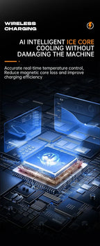 10000mAh 20W Wireless Magnetic Power Bank Portable Battery Charger for MagSafe iPhone 16, 15, 14, 13, and Samsung iWatch