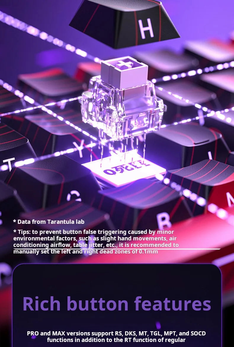 AULA WIN 68 HE Magnetic Axis Keyboard RT Gaming Mechanical Keyboard Wired 8KPolling Rate Full-Key Hot-Swappable