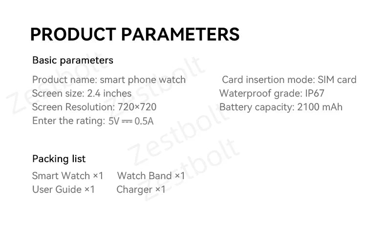 Smartwatch M99 – Ecrã XL, Câmara Giratória e Android Integrado