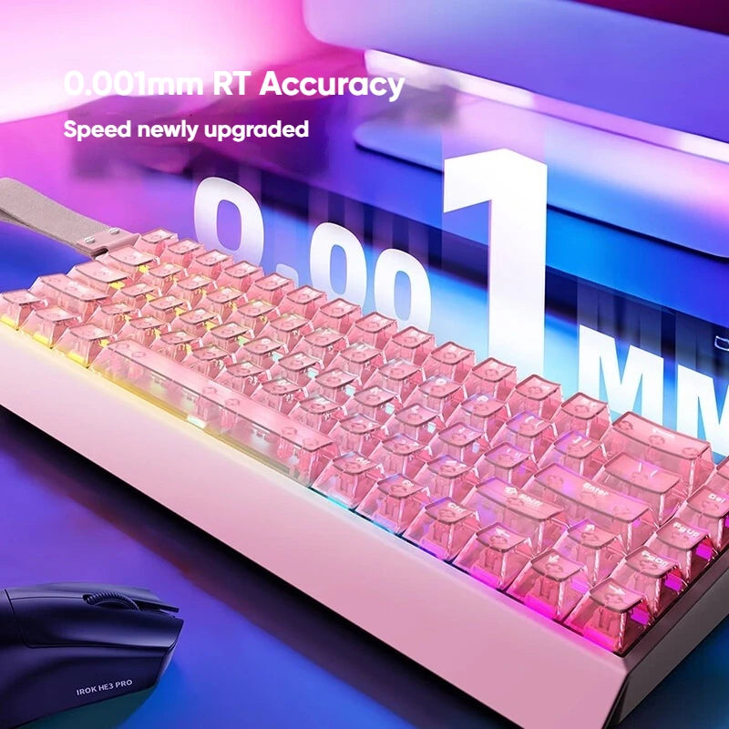 IROK Carotmas Mercury68 Max mars68 pro Mercury 68 Gaming Magnetic Mechanical Keyboard Rapid Trigger 0.001 8K Wired Gamer Keyboard
