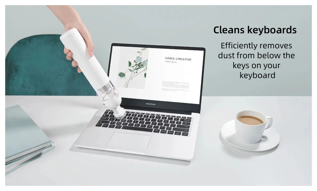 Aspirador Portátil MIJIA 13000PA Sem Fios para Casa e Carro, Power 120w