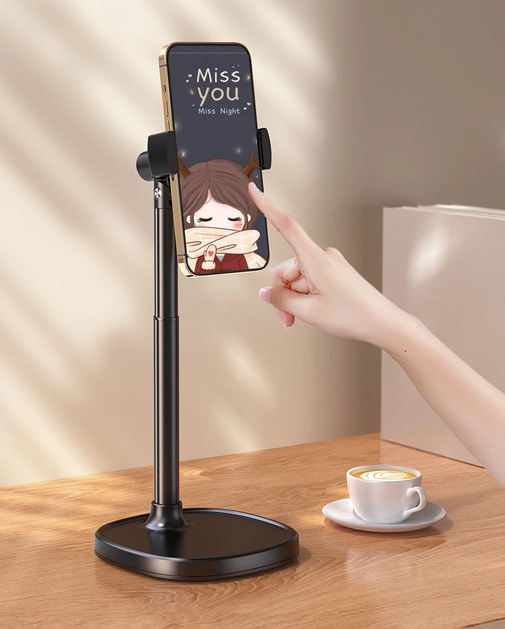 MoZhao Mobile Phone Magnetic Suction Stand Desktop Mobile Phone Stand Lift Adjustment Magsafe for IPhone 12/14/13promax TikTOK