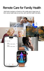 Smartwatch Saúde 2026 – Laser Inteligente, Diagnóstico Completo e Estilo Masculino