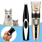 Electric Pet Clipper Grooming Kit For Dogs Reachable Trimmer Haircut Cat Hair Cutting Remover Professional Machine Set