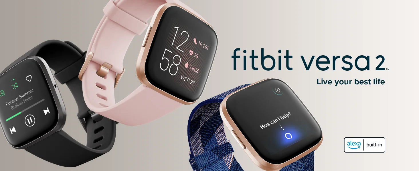 Fitbit Versa 2 – Alexa Integrada, Música, Sono e Natação