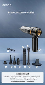 Aspirador Portátil CENRR 998000PA Sem Fios para Limpeza de Carro