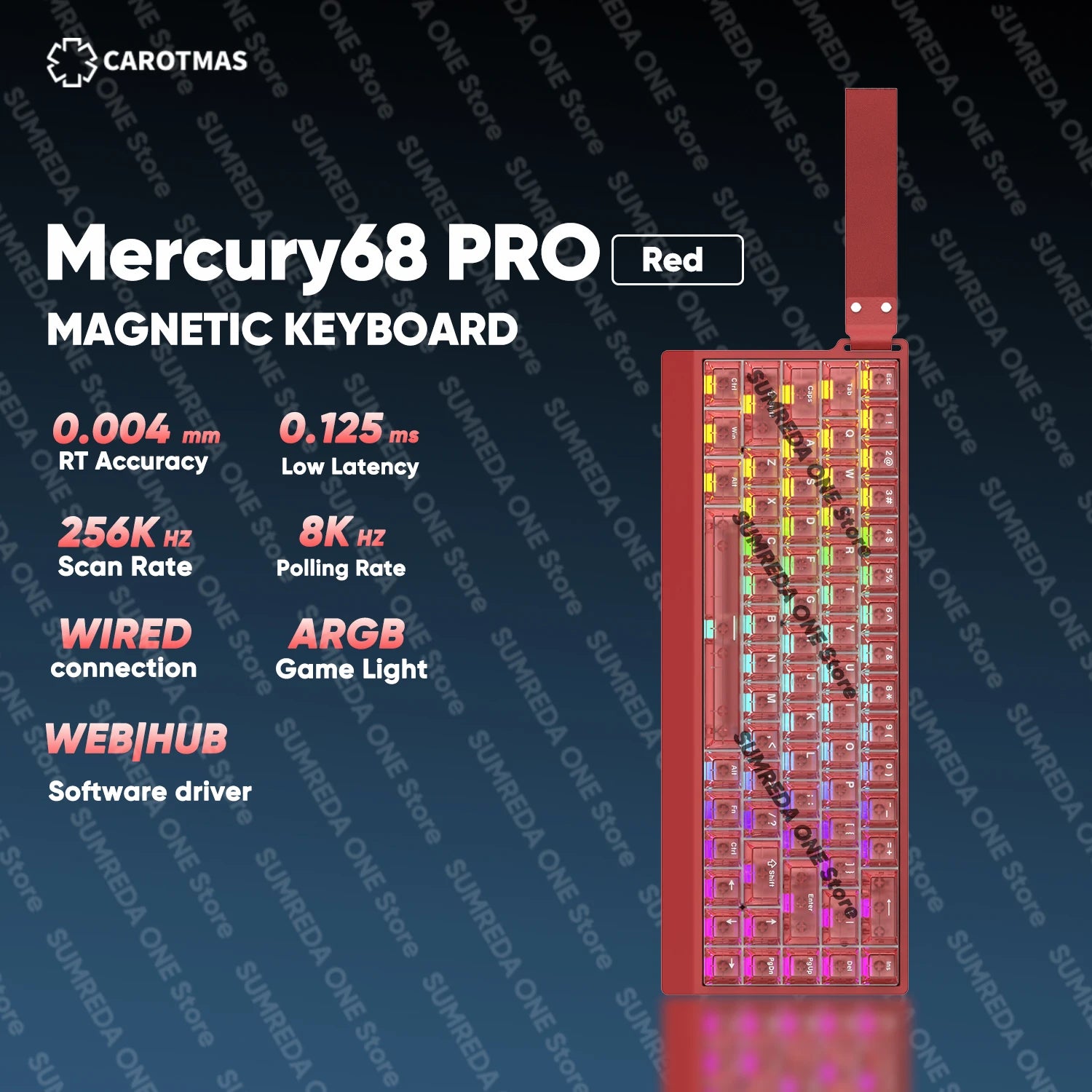 IROK Carotmas Mercury68 Max mars68 pro Mercury 68 Gaming Magnetic Mechanical Keyboard Rapid Trigger 0.001 8K Wired Gamer Keyboard