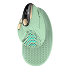 Delux M618XSD Seeker Ergonomic Vertical Mouse with OLED Screen 4000DPI Rechargeable 1000mA Removable Back Cover For Computer