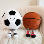 Soccer doll, basketball plush toy, creative soccer doll, cushion, pet ball, interactive dog and cat toy.