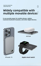 Lenovo 50000mAh 3‑in‑1 Power Bank — Magnético Wireless 22.5W MagSafe