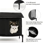 Winter Warm Cat Nest Outdoor Cat Shelter Insulated Stray Cat House Floor Thermal Insulation Pet Kitten Nest Cave Cat Tent