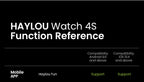 HAYLOU Watch 4S – AMOLED HD, GPS Avançado e Performance Desportiva