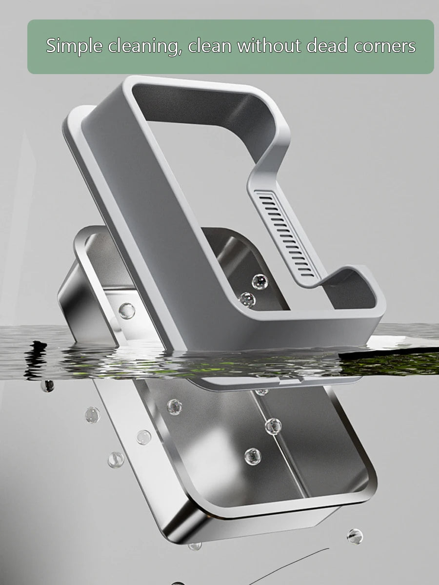 Stainless Steel Cat Litter Tray with Lid, Extra Large High Sided Enclosure Litter Boxes for Big Cats, Easy to Clean & No Odor