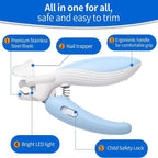 Pet Nail Clippers Dog Cat Nail Trimmer Labor-Saving Pet Claw Grooming Scissors for Dogs Cats Small Animals Paw Nail Trimmer