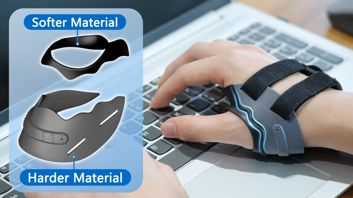 VELPEAU CMC Thumb Brace for Osteoarthritis, Pain and Arthritis Support, Comfortable thumb splint comes with compression sleeve.