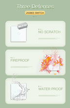 BSEED Zigbee Touch Switch — 1/2/3 Gang Smart Tuya Sem Neutro