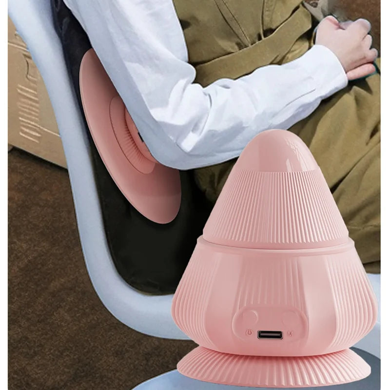 Electric Vibrating Massage Ball Myofascial Release Tool with Suction Cup Muscle Relaxation Fitness Deep Tissue Relaxation