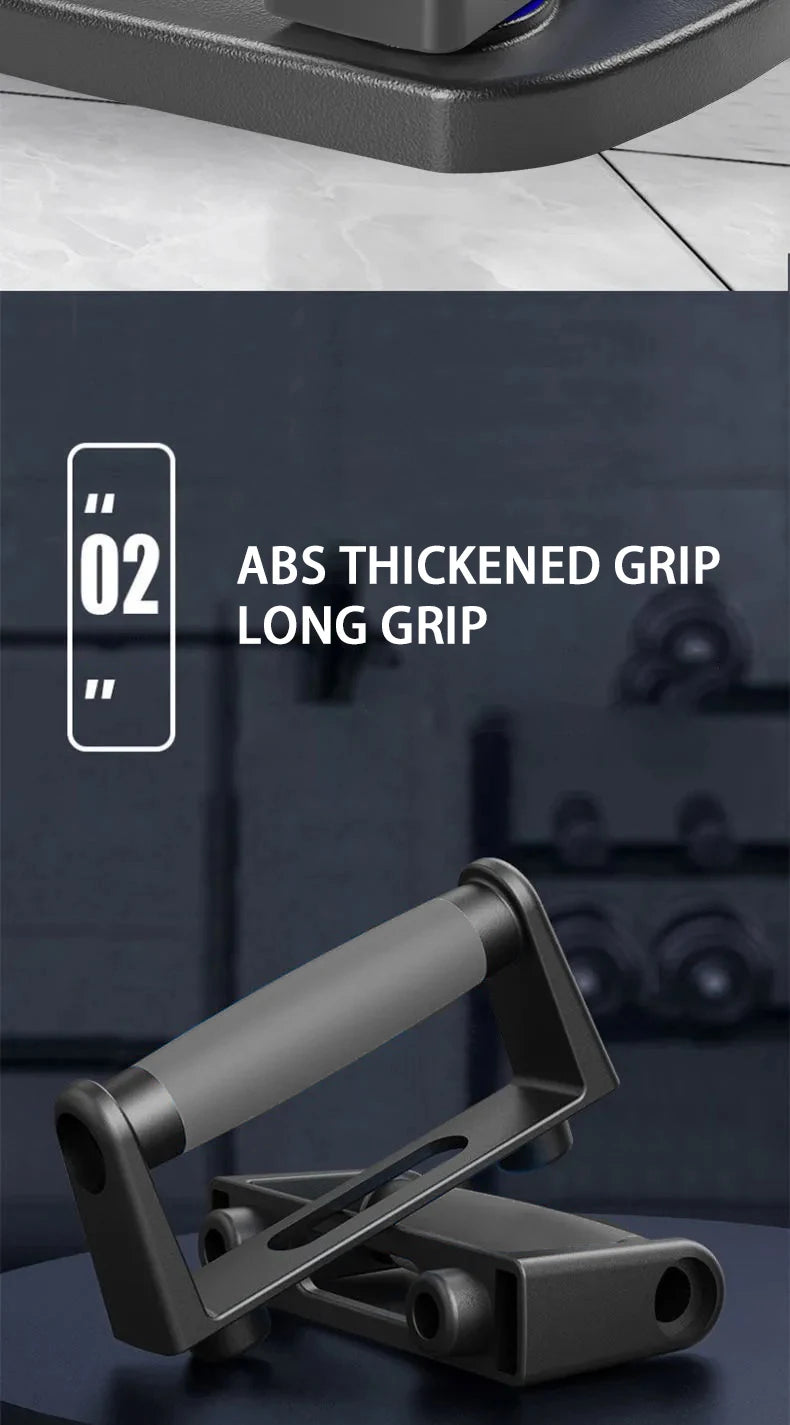 Placa de Push-Up Dobrável com Pegas — Treino de Peito, Abdómen, Braços e Costas