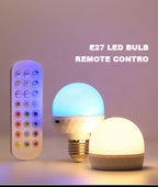 Lâmpada LED RGB USB 5V com Controlo Remoto e Intensidade Ajustável