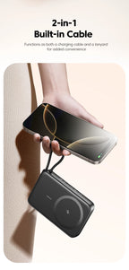 Toocki PowerBank 10000mAh — Magnético 15W MagSafe USB‑C PD 22.5W