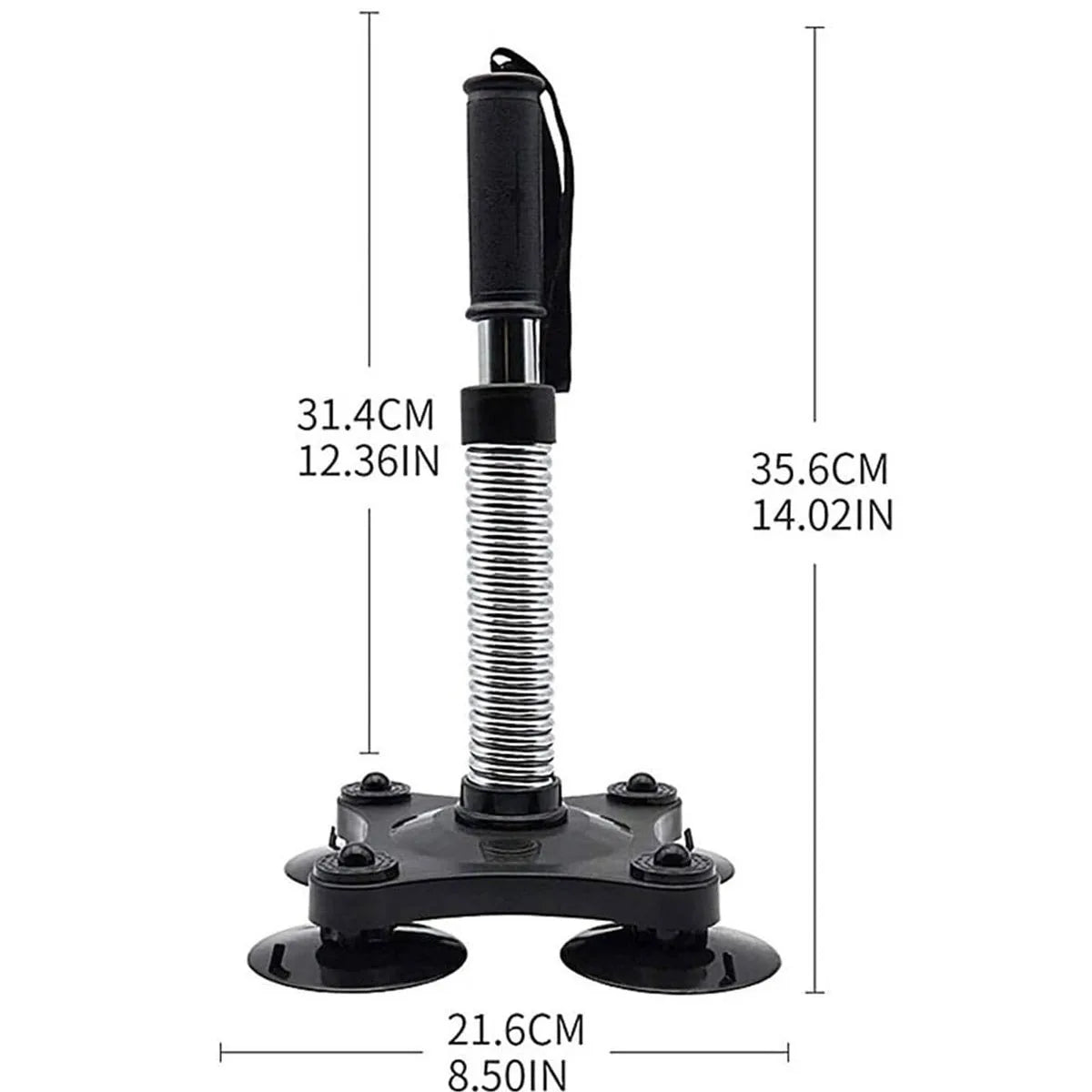 Fortalecedor de Pulso e Antebraço com Mola — Treinador Portátil para Força