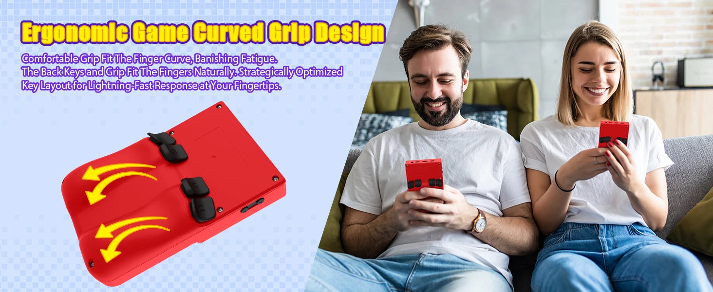 AISLPC R36T Retro TV Handheld Game Console 22000+Games EmuELEC System 3.5 Inch IPS Screen 64/128GB Portable Pocket Video Player