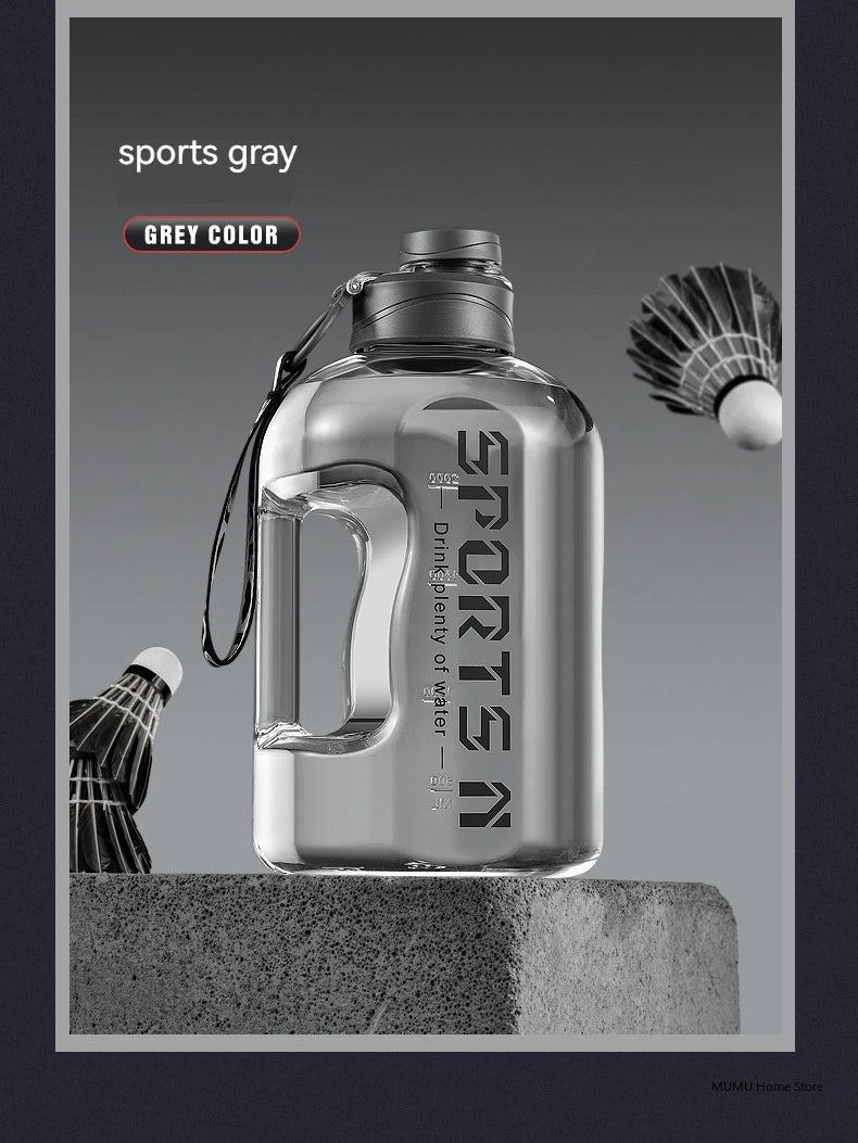 1.7L/2.7L/4L/5L Sports Water Bottle Gym Cycling Cup Portable Large Capacity Water Bottle For Fitness Camping Men Water Kellte