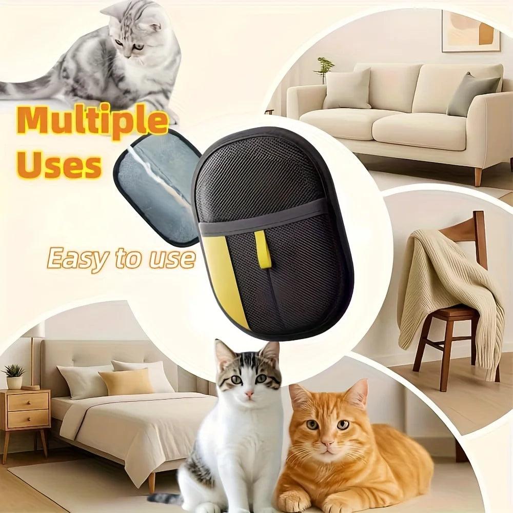 Pet Hair Removal Gloves Brush Brushes Tool Remover Cat Dog Grooming Cleaning Removing Collection Sofa Carpet Clothes House Home