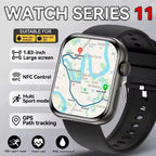 2026 New GPS Smart Watch Series 10 For Apple Watch 10 Memory Music Video Bluetooth Call Waterproof NFC Smartwatch For Android IOS