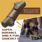Brinquedo de Mastigar Super Resistente – Galho Squeaky para Cães Grandes