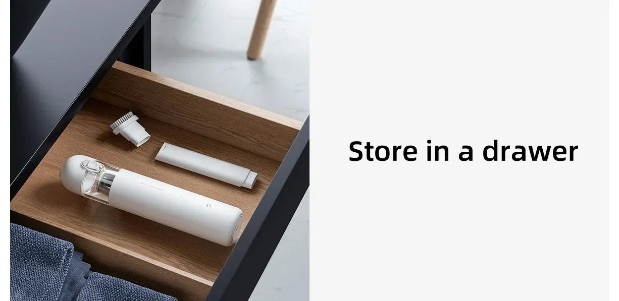 Aspirador Portátil MIJIA 13000PA Sem Fios para Casa e Carro, Power 120w