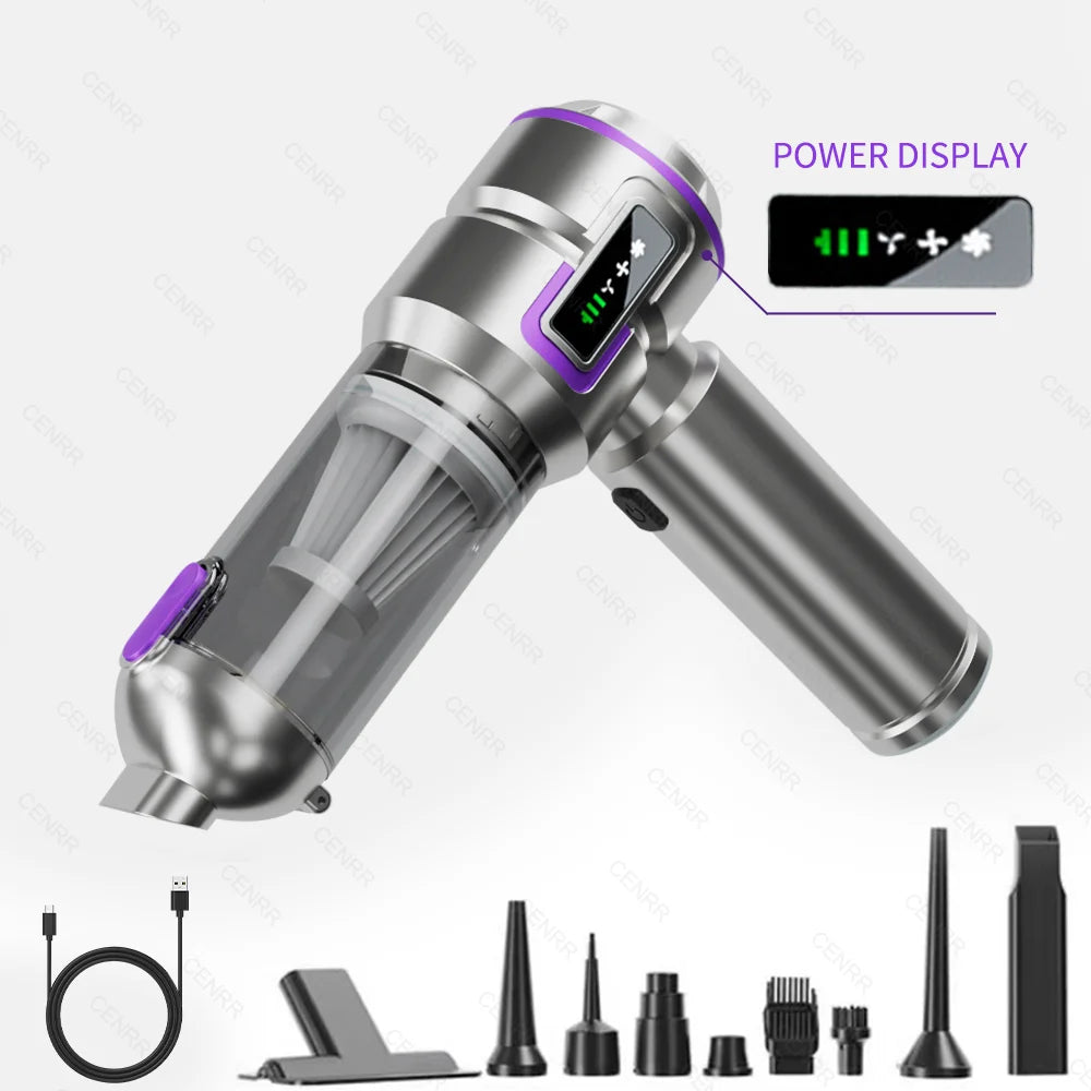 Car Vacuum Cleaner Mini Powerful 998000PA Portable Home Appliance Handheld Blower Vacuum Cleaner for Car Cleaner