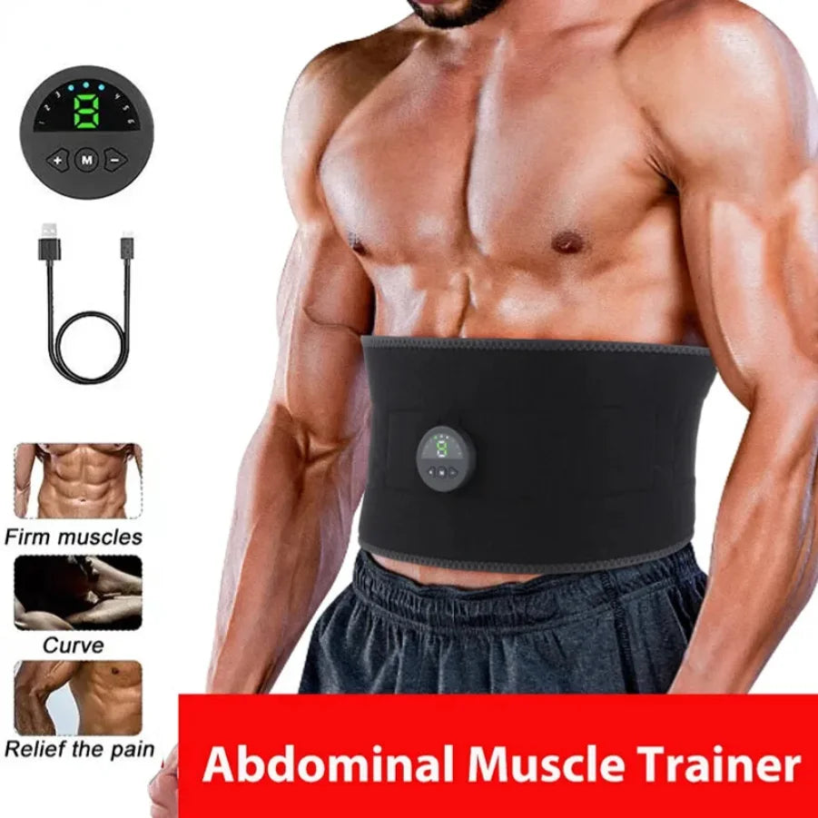 EMS CoreFlex Pro – Cinto Abdominal de Estimulação Muscular